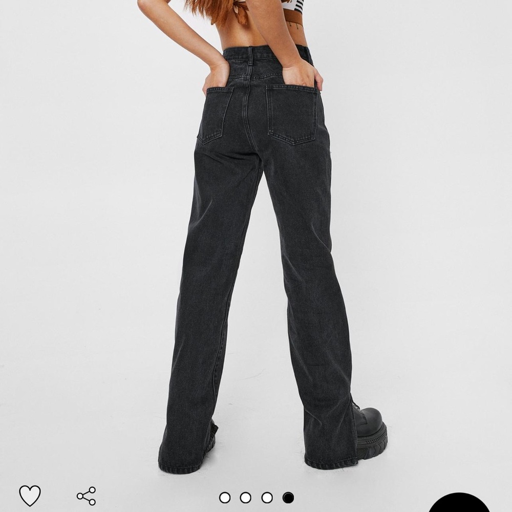 Nasty gal split him jeans